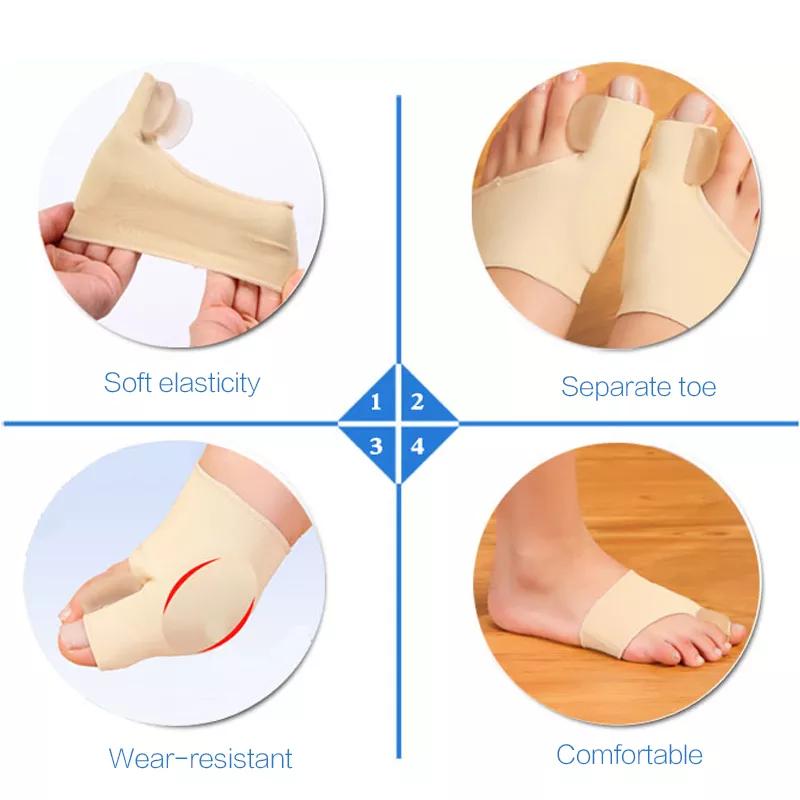 Toe Separator Hallux Valgus Bunion Corrector Orthotics Feet Bone Thumb Adjuster Correction Pedicure Sock Straightener