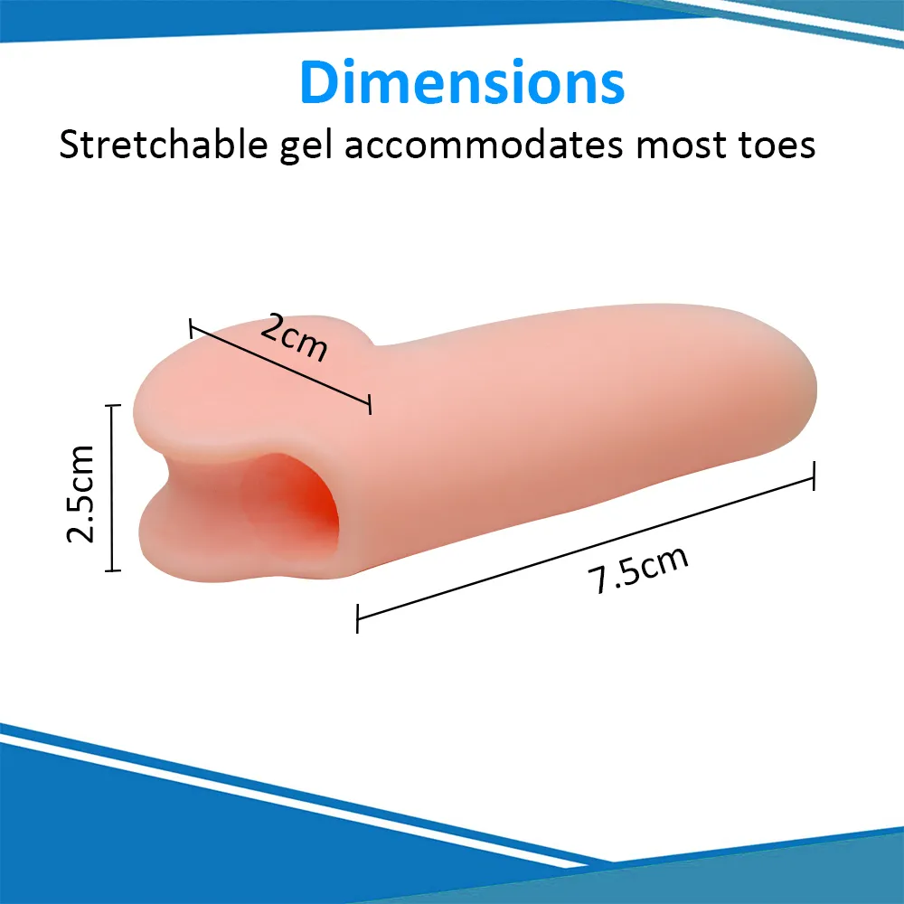 Pexmen 2/4Pcs Gel Pinky Bunion Corrector Little Toe Separator Bunionette Pads Toe for Pain Relief of Corn Callus and Blisters Pexmen 2/4Pcs Gel Pinky Bunion Corrector Little Toe Separator Bunionette Pads Toe for Pain Relief of Corn Callus and Blisters