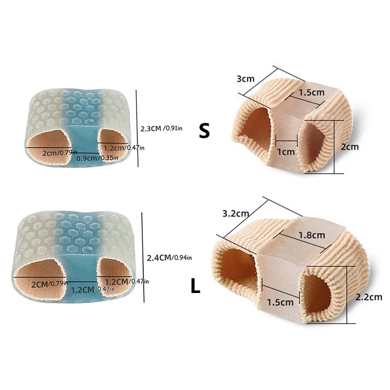 Silicone Toe Separator Sleeve – Soft Gel Bunion Corrector Cushion With Dual-Loop Design (1 PC) - Image 4