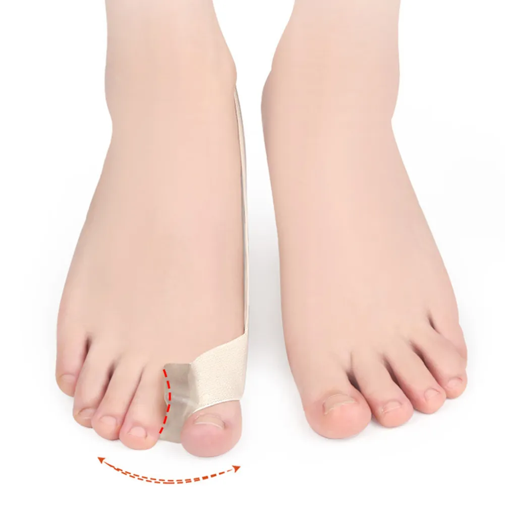 Unisex Toe Straightener Corrector Daily Wear Big Bone Toe Bunion Pull Strap Elastic Toe Separator Straightener for Foot Supplies