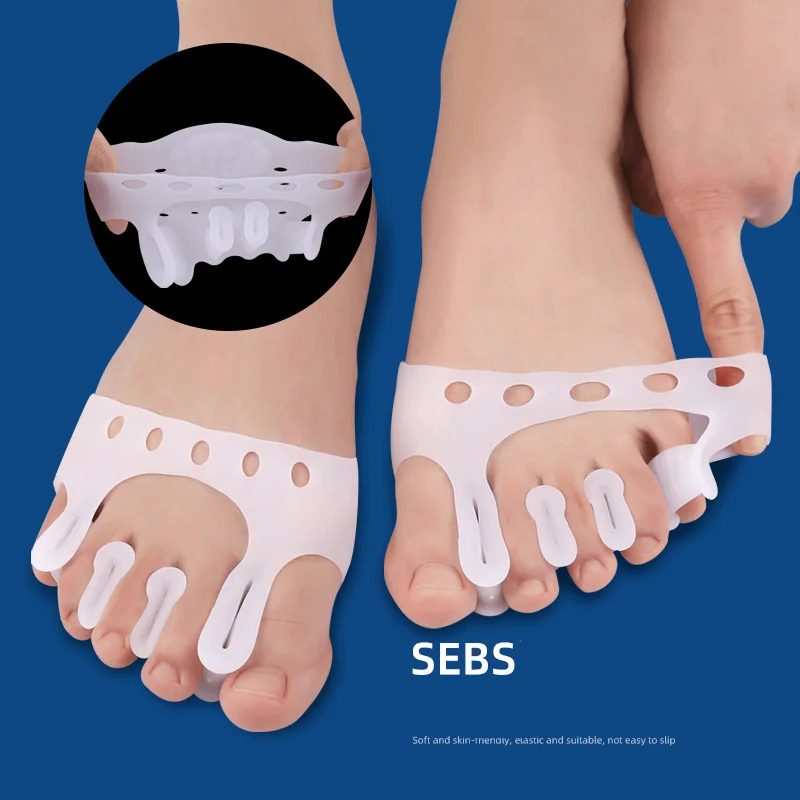 2Pcs=1Pair Silicone Bunion Corrector Toe Separator Gel Forefoot Pads Orthopedic Braces Orthotic Finger Hallux Valgus Spacers 2Pcs=1Pair Silicone Bunion Corrector Toe Separator Gel Forefoot Pads Orthopedic Braces Orthotic Finger Hallux Valgus Spacers